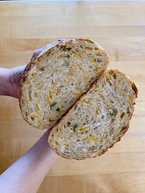 Jalapeno Cheddar Sourdough