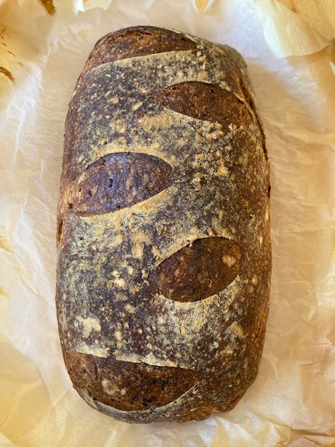 Sourdough with Steel Cut Oats and Honey