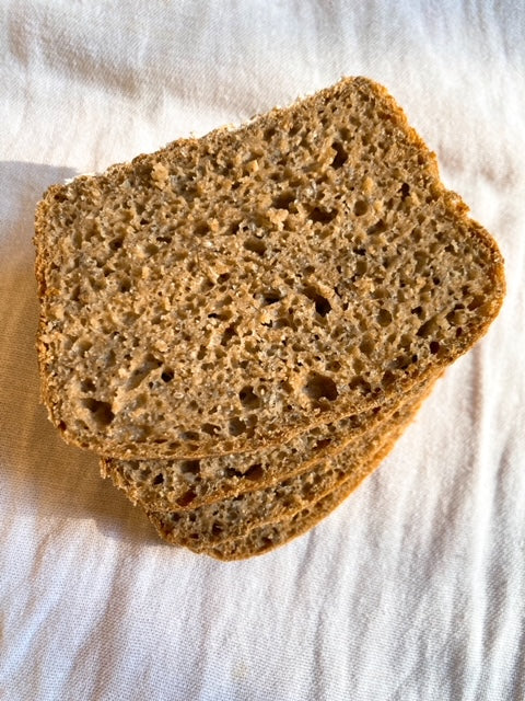Whole Spelt, Wheat, Rye Sourdough